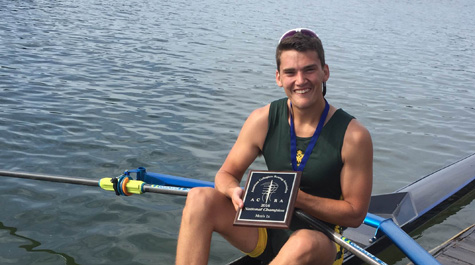 A champion's smile